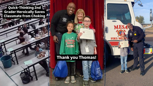 Boy, 8, saves choking friend with Heimlich maneuver: See the video Boy, 8, saves choking friend with Heimlich maneuver: See the video
