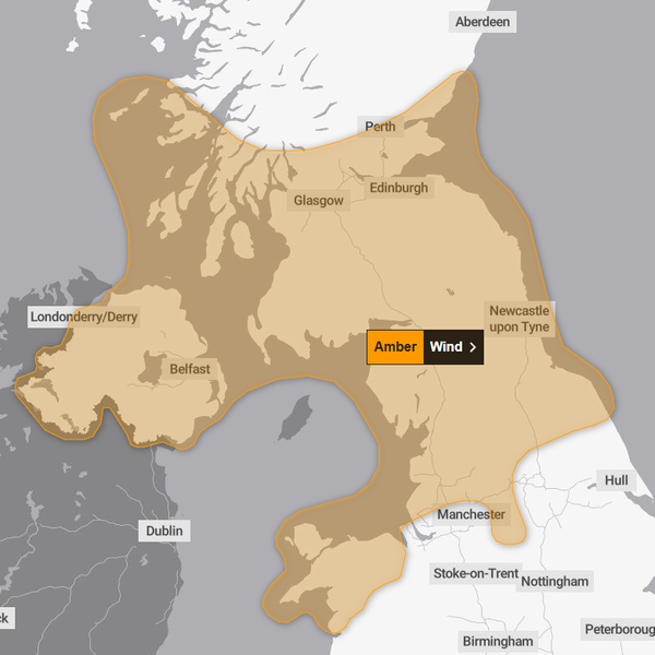 'Danger to life': Amber weather warning issued for parts of UK as Storm Eowyn approaches 'Danger to life': Amber weather warning issued for parts of UK as Storm Eowyn approaches