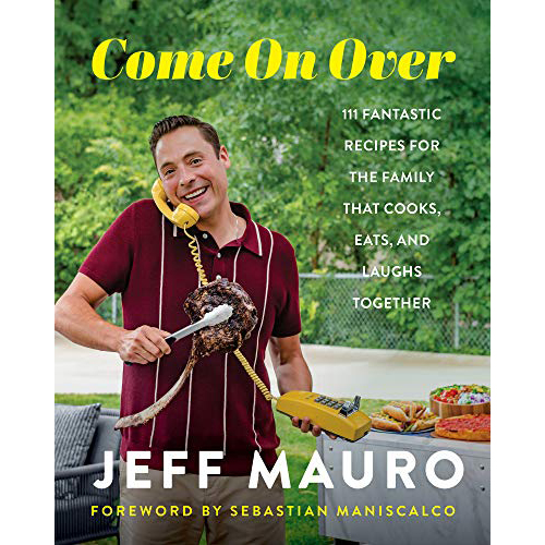 Crispy-Skinned BBQ Chip-Flavored Salmon with Giardiniera Chimichurri | Jeff Mauro