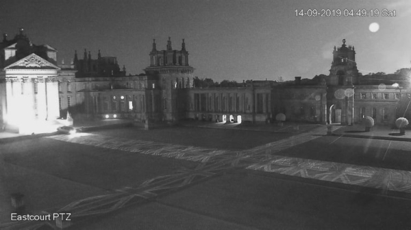 CCTV shows moment thieves roll &pound;4.75m gold toilet out of Blenheim Palace