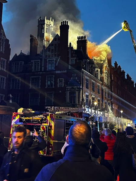 Fire breaks out at Chiltern Firehouse two days before Netflix BAFTA party Fire breaks out at Chiltern Firehouse two days before Netflix BAFTA party