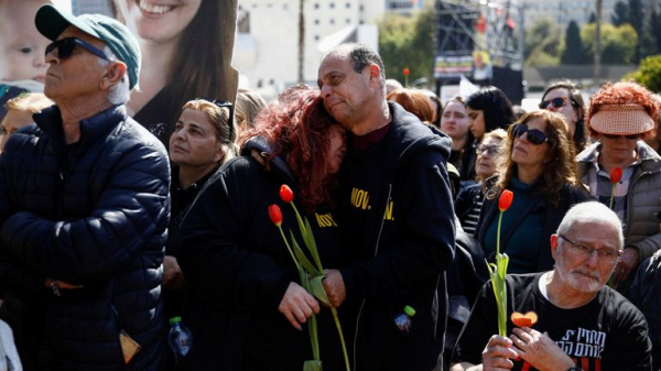 Hamas releases bodies of last hostages included in first phase of ceasefire - as hundreds of Palestinian prisoners are freed