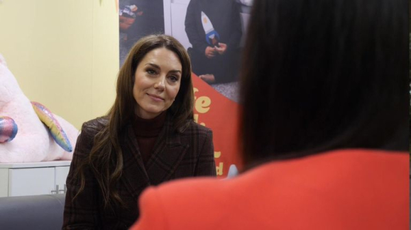 Kate met by shouts of 'we need more funding' as she visits women's prison