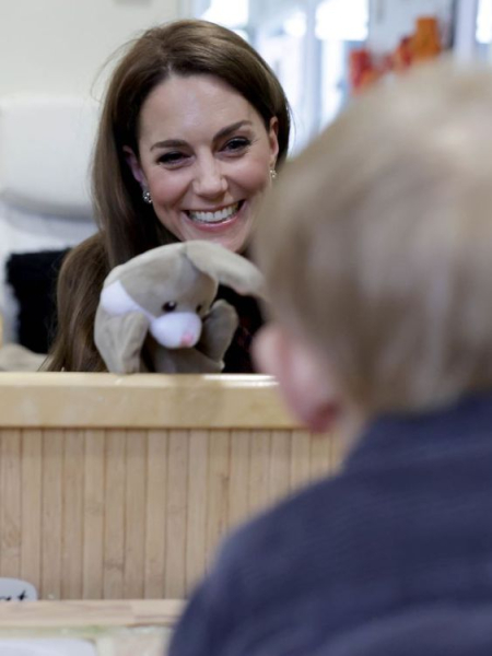 Kate met by shouts of 'we need more funding' as she visits women's prison