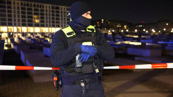Man arrested over stabbing at Berlin Holocaust memorial is 19-year-old Syrian refugee