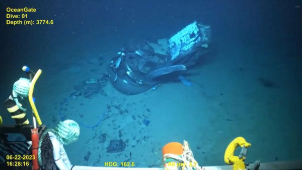 Recording captures audio of Titanic submersible implosion