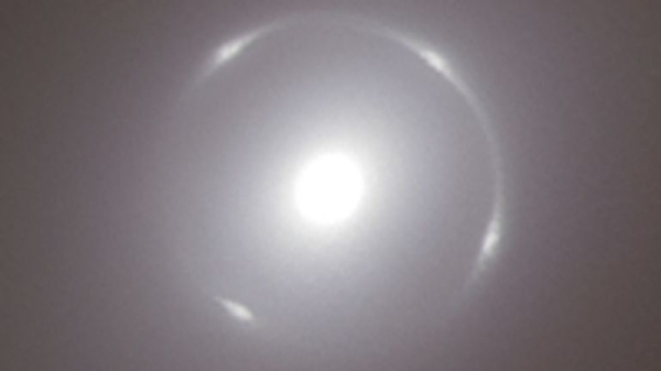 Scientists spot rare Einstein ring of light from far-away galaxy which has never been observed before