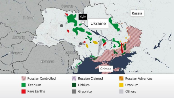 Who's given Ukraine most aid - and does it have enough rare earth metals to 'pay back' US?