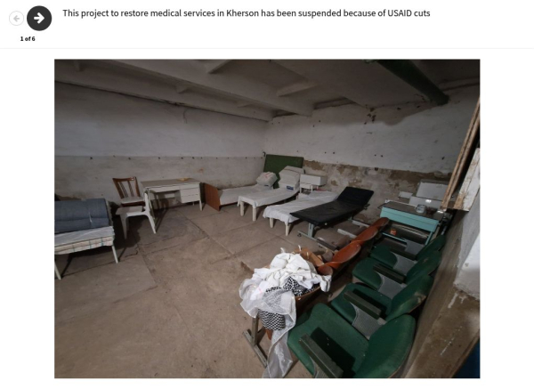 Donald Trump's USAID cuts damaging humanitarian operations on Ukraine's front line