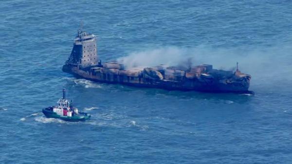 Man arrested on suspicion of manslaughter over North Sea ship collision