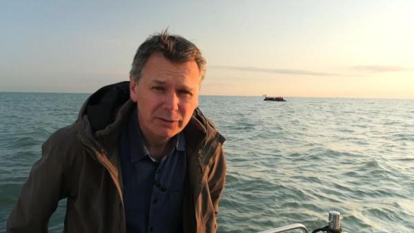 This flimsy dinghy most likely took 50 people to Britain today