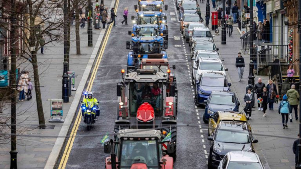Farmers in fresh inheritance tax protests as they claim 'food and environment not important to government'