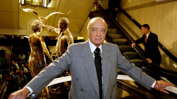 Former Harrods employee accuses Mohamed al Fayed and his brother Salah of assaulting her in 1990s