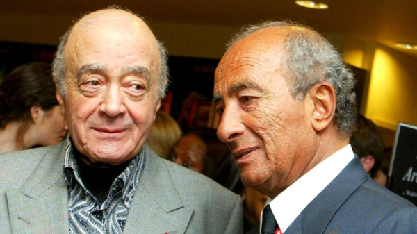 Former Harrods employee accuses Mohamed al Fayed and his brother Salah of assaulting her in 1990s