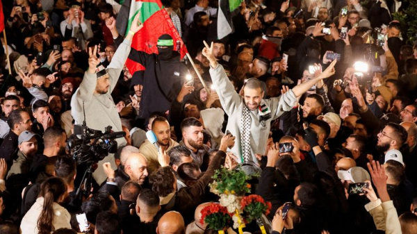 Hamas names three hostages it says will be released on Saturday - as 182 Palestinian prisoners set to be freed