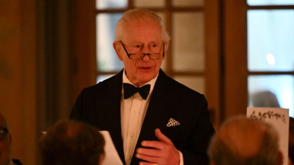 King and Queen joined by the Beckhams, Helen Mirren and Stanley Tucci for black-tie dinner at Highgrove