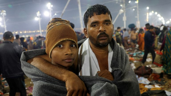 Many feared dead after stampede at Maha Kumbh Hindu festival in northern India