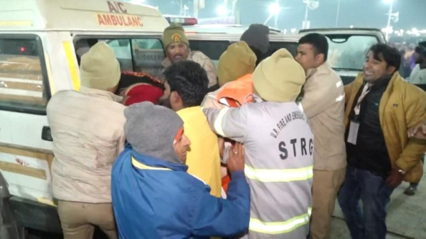 Many feared dead after stampede at Maha Kumbh Hindu festival in northern India