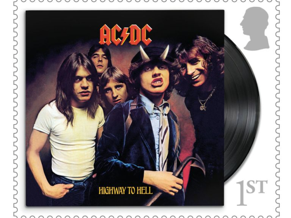 New AC/DC stamps to celebrate 50th anniversary of rock band's debut album High Voltage