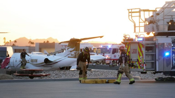 Pilot killed as Motley Crue frontman's jet crashes at Arizona airport