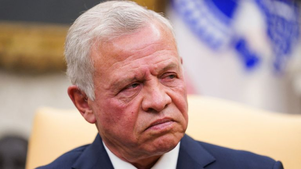 Trump doubles down on plans to 'take Gaza' as he meets Jordan's King Abdullah