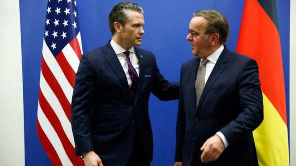 US troops will not be used to secure Ukraine peace following ceasefire deal with Putin, Trump's defence secretary tells allies US troops will not be used to secure Ukraine peace following ceasefire deal with Putin, Trump's defence secretary tells allies