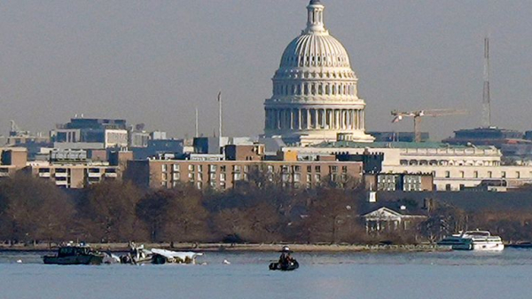 Washington DC plane crash: Army withholding name of female soldier killed as helicopter black box recovered